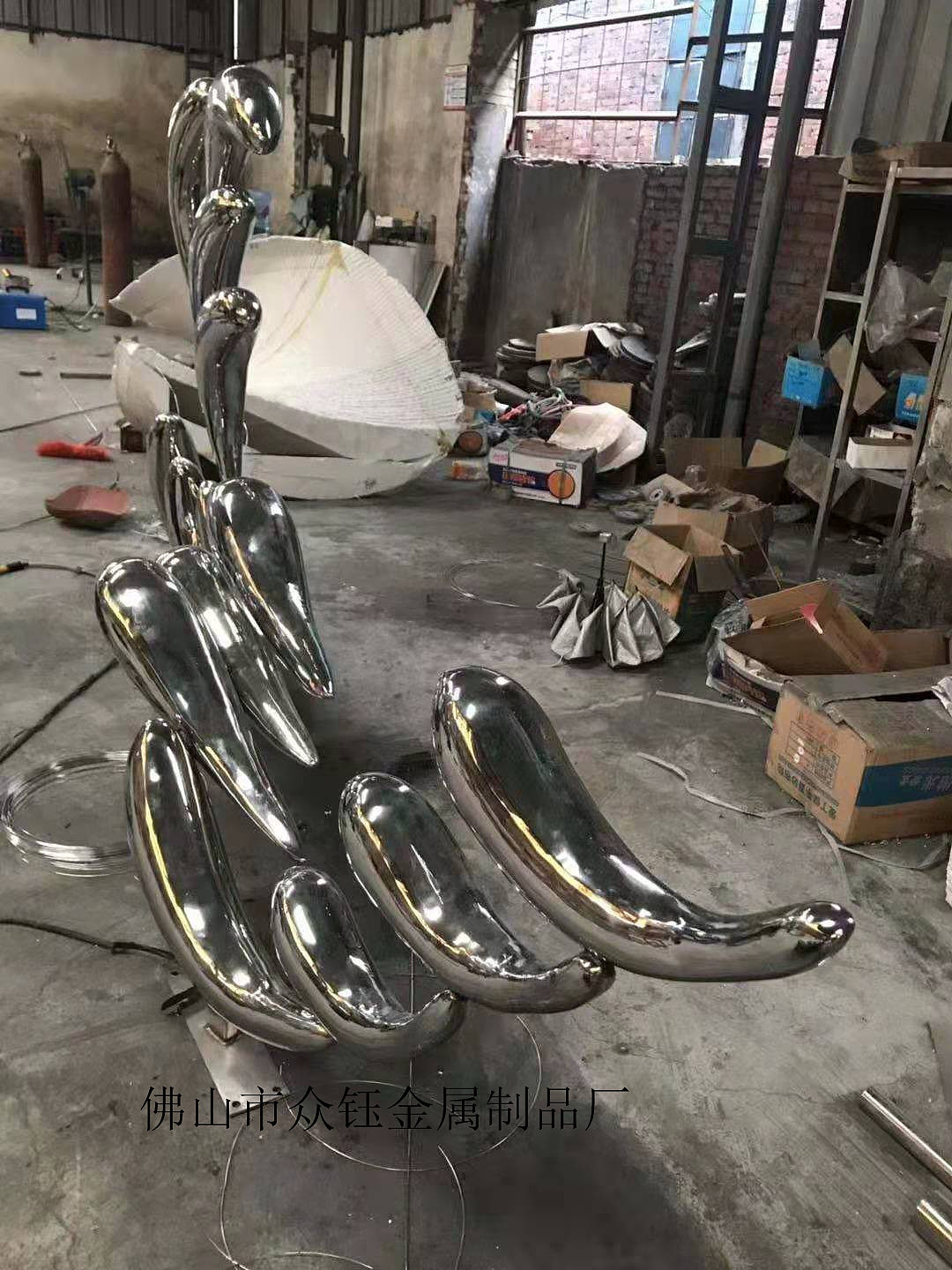 不锈钢雕塑艺术摆件 现代工艺礼品的璀璨明珠